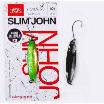 БЛЕСНА 48мм, 5,0г, 029 колеб. SLIM "LUCKY JOHN"