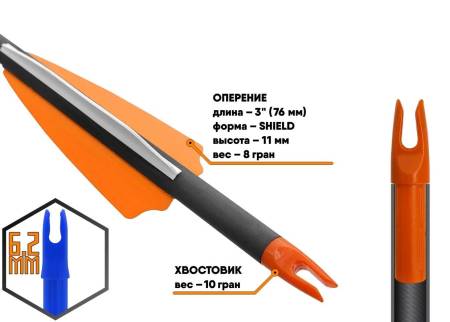 СТРЕЛА 30" лучная карбоновая Anarchy 400 "Centershot"