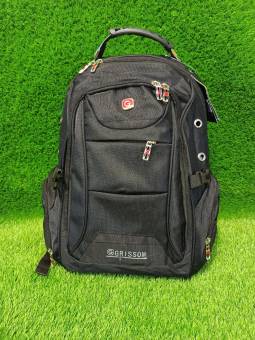 Рюкзак 35L 1906# USB Black Grissom