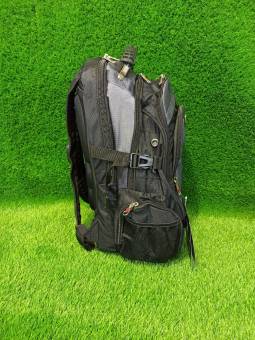 Рюкзак 35L 1518# USB Gray Black WEIXILONGJD