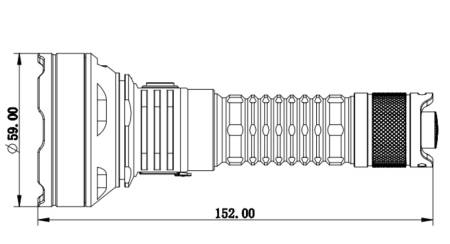 ФОНАРЬ ручной TD01 Black 6000-6500К SFT40 "Wurkkos"