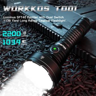 ФОНАРЬ ручной TD01 Black 6000-6500К SFT40 "Wurkkos"