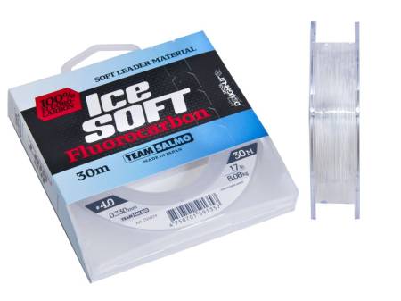 ЛЕСКА моно Team Salmo ICE SOFT FLUOROCARBON, 30м, 0.33мм