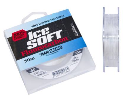 ЛЕСКА моно Team Salmo ICE SOFT FLUOROCARBON, 30м, 0.37мм