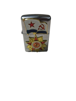 Зажигалка бензиновая тип zippo JianTai " Отечественная война"