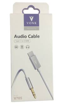 AUDIO CABLE Type-C to 3.5мм "VONK" V705