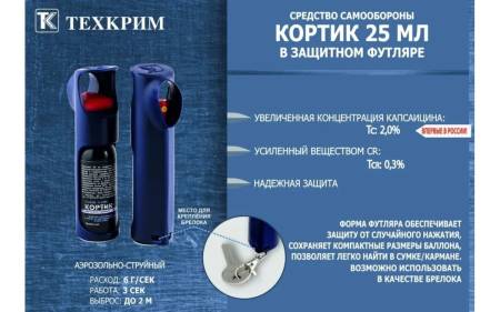 БАЛЛОНЧИК Кортик аэрозольно-струйный 25 мл в футляре