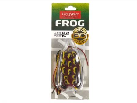 ЛЯГУШКА 15гр. 6.5см  3D SERIES FROG 005 "Lucky John"