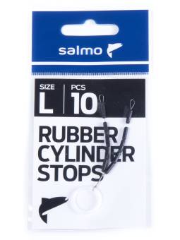 СТОПОРЫ рыболовные Р.003L 10шт. RUBBER CYLINDER "Salmo"