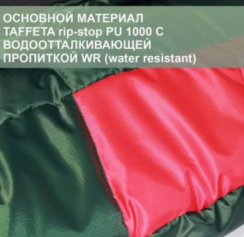 Спальный мешок  СТАЛКЕР «ВАГРАН» 400 -20 до +4