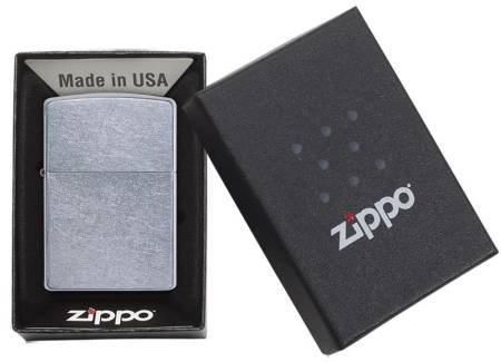 ЗАЖИГАЛКА Zippo бензиновая 207 Street Chrome