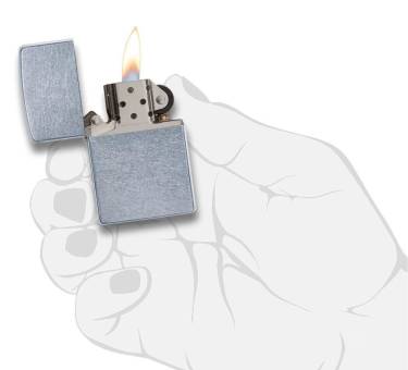 ЗАЖИГАЛКА Zippo бензиновая 207 Street Chrome