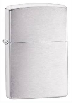 ЗАЖИГАЛКА Zippo бензиновая 200 Brushed Chrome