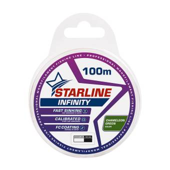 ЛЕСКА монофильная 100m, 0.181mm, 3.9kg Infinity "Starline"