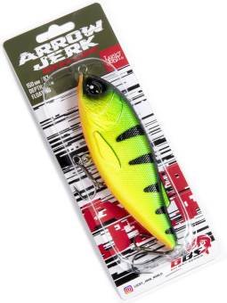 ВОБЛЕР плав. 150F 87гр. 027 BBS Arrow JERK "Lucky John"