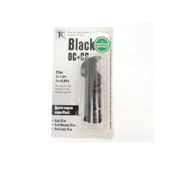 БАЛЛОНЧИК перцовый Аэрозольно-струйный Black OC+CS 25 мл в футляре черный