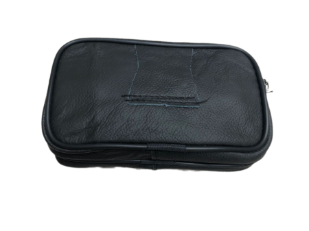 Барсетка(сумка) натуральная кожа 18х10 см черная