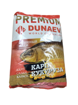 ПРИКОРМКА "Dunaev" Premium 1кг Карп-Сазан-Карась Кукуруза