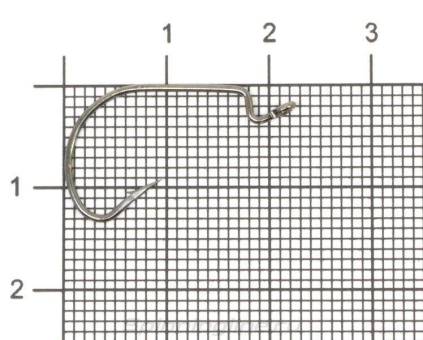КРЮЧКИ офсетные 13шт. №4 TIP OFFSET HOOK "Hitfish"