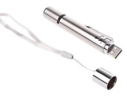 ФОНАРИК ультрафиолетовый с лазерной указкой 3 в 1 зарядка от USB