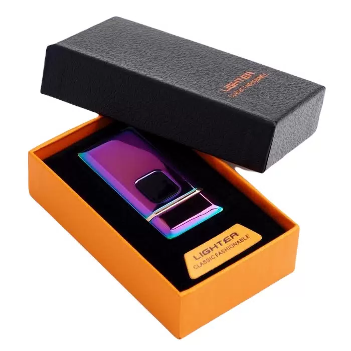 ЗАЖИГАЛКА импульсная с двойной дугой (USВ) в подарочной коробочке "Lighter" 1999