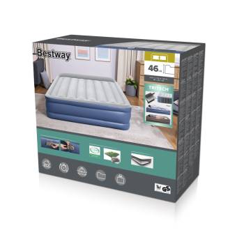Матрас (кровать) надувной Bestway Tritech 203х152х46 см (67630)