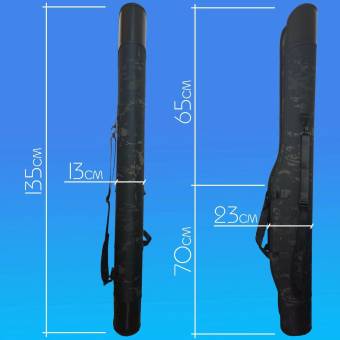 ЧЕХОЛ для удилищ Ocean 135 cм 1 секция жёсткий