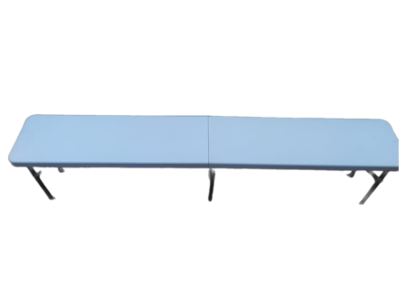 СКАМЬЯ раскладная белая 183х29х42 см