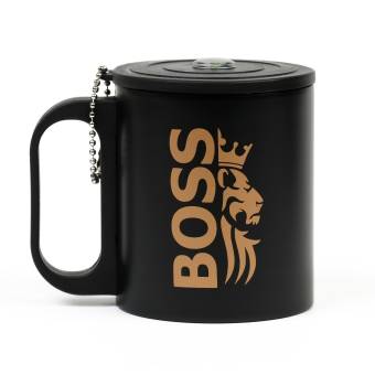 Термокружка 180 мл, BOSS, черная