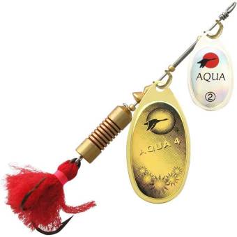БЛЕСНА "2+4" вращ. 14,0гр. DOUBLE AGLIA 01 "Aqua"