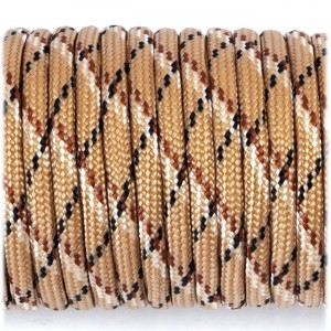 Paracord 550 desert camo #005 30 метров