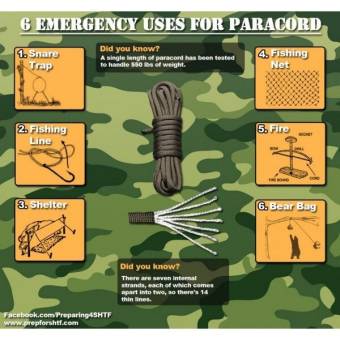 Paracord 550 blackish green #022 30 метров