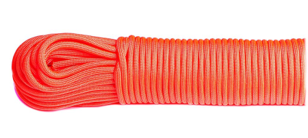 Paracord 550 orange #045 30 метров