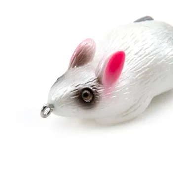 МЫШЬ-незацепляйка Namazu MOUSE 26 г, с лепестками, 76 мм, цвет 16, крючок-двойник YR Hooks (BN) #2/0