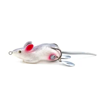 МЫШЬ-незацепляйка Namazu MOUSE,26 г с лепестками, 76 мм, цвет 17, крючок-двойник YR Hooks (BN) #2/0