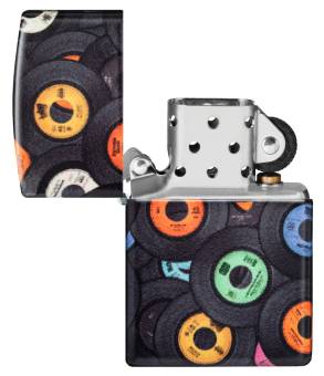 ЗАЖИГАЛКА Zippo бензиновая Records Design 48770