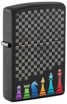 ЗАЖИГАЛКА Zippo бензиновая Chess Pieces 48662
