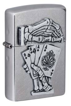 ЗАЖИГАЛКА Zippo бензиновая Dead Mans Hand 49536