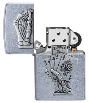 ЗАЖИГАЛКА Zippo бензиновая Dead Mans Hand 49536
