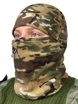 БАЛАКЛАВА тактическая на флисе Multicam