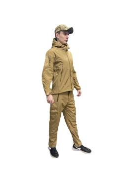 КОСТЮМ демисезонный Cофтшелл Softshell Койот