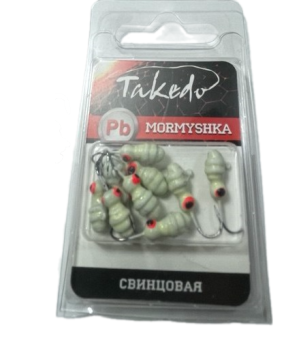 МОРМЫШКА 1,0г.свинц. TAKEDO Шмель с ушком краш.расцветка 19