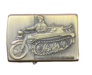 Зажигалка бензиновая тип zippo JianTai " MASHINTAVR"
