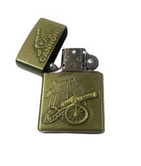 Зажигалка бензиновая тип zippo JianTai "Пушка"