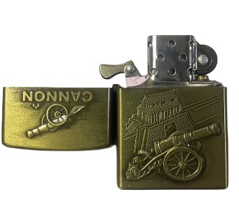 Зажигалка бензиновая тип zippo JianTai "Пушка"