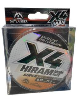 ШНУР плетеный 100m, 0.16mm, 11,6kg Outlander HIRAM