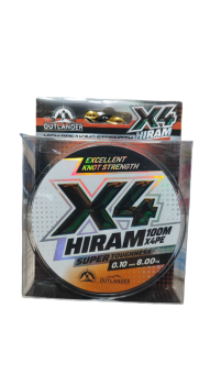 ШНУР плетеный 100m, 0.30mm, 29,4kg Outlander HIRAM