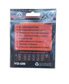 ШНУР плетеный 100m, 0.30mm, 29,4kg Outlander HIRAM
