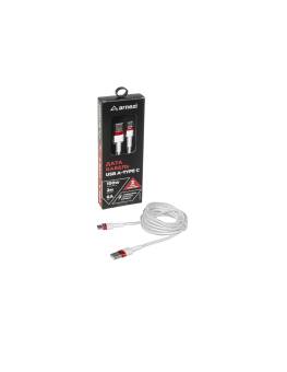 Кабель Arnezi Usb A - Type C (2м, 6A, 100W) быстрая зарядка, в оплетке