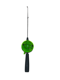 УДОЧКА зимняя 62 cm (катушка 90mm,ручка EVA,хлыст стеклопластик)